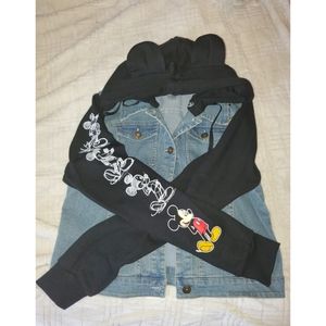 Mickey Mouse jean hooded jacket